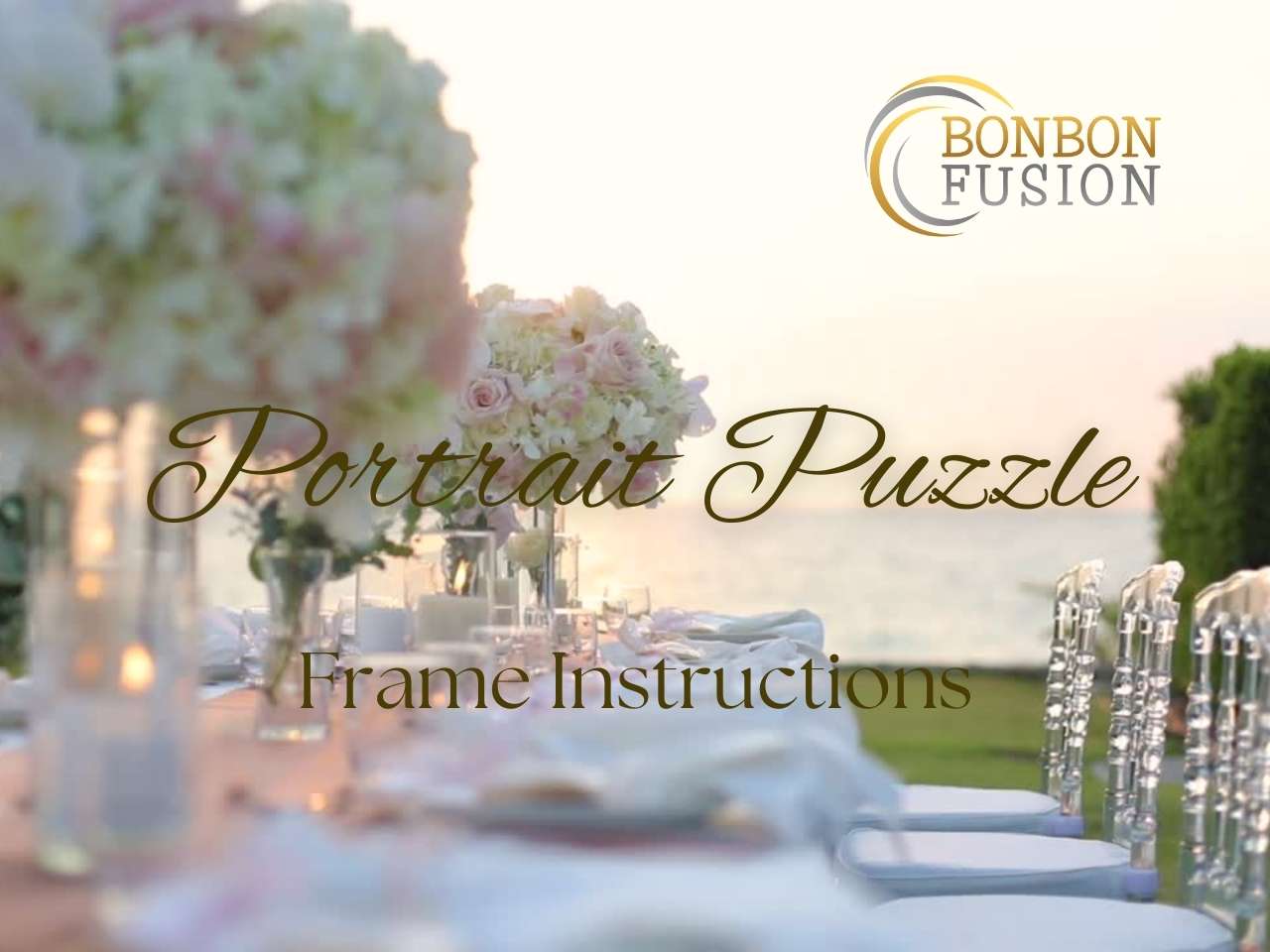 portrait puzzle frame instructions